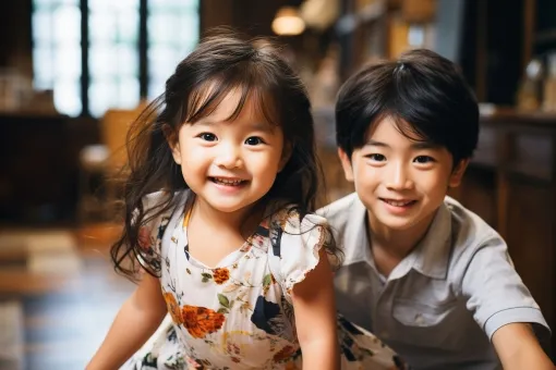 2人の子供